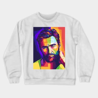 Hugh Jackman Art Crewneck Sweatshirt